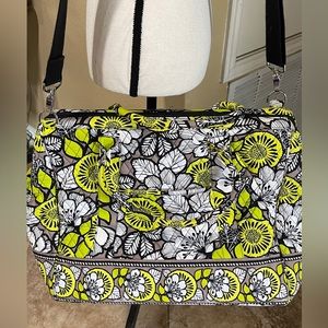 Vera bradley‎  Citron Frame Large Duffel Travel Bag
